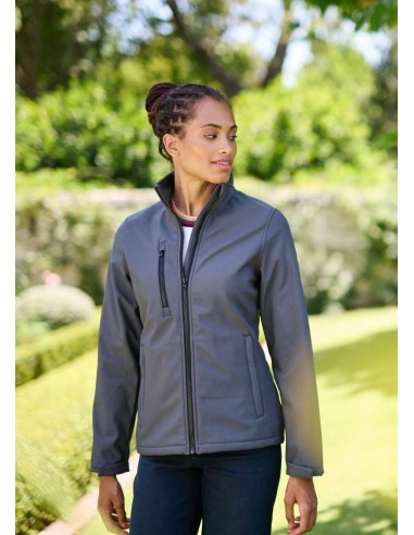 R-RETRA613-WOMEN'S ABLAZE 3 LAYER PRINTABLE SOFTSHELL JACKET